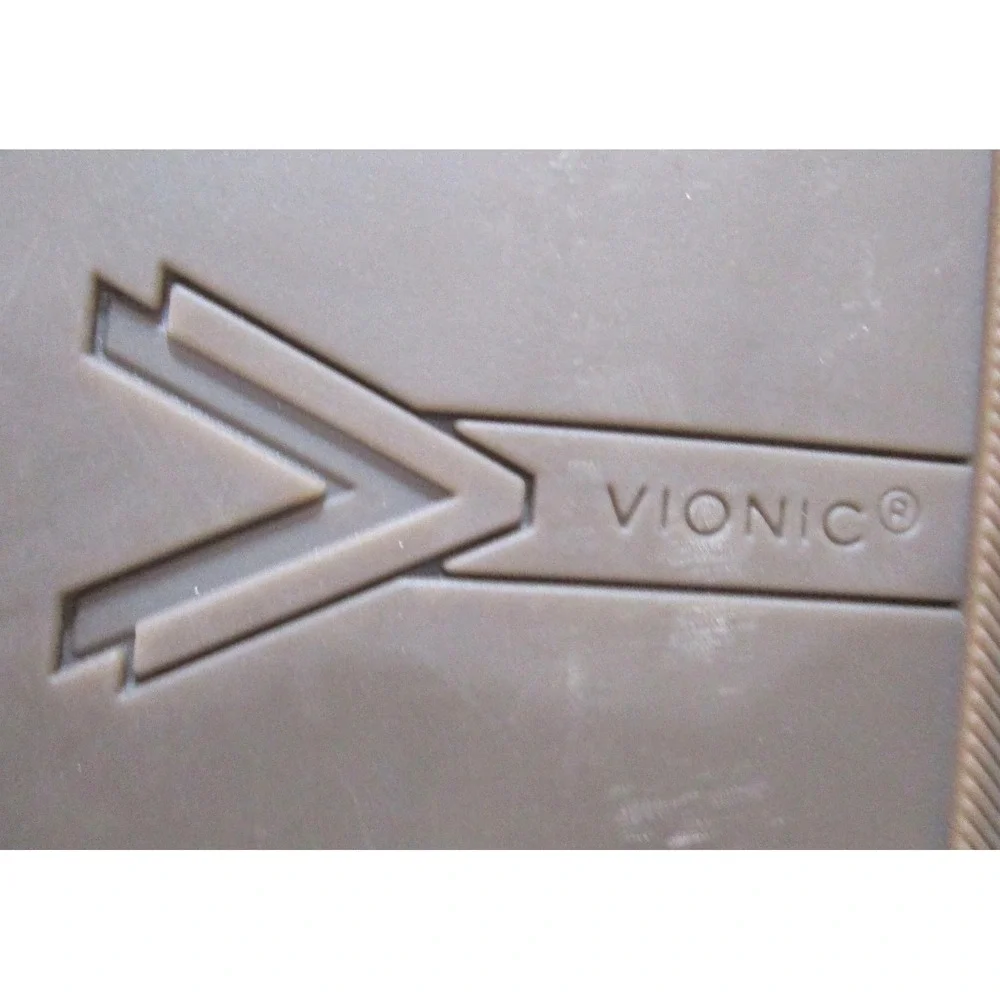Vionic Calera Black Espadrille Wedge Sandals Womens 10 T-Strap Platform Orthotic